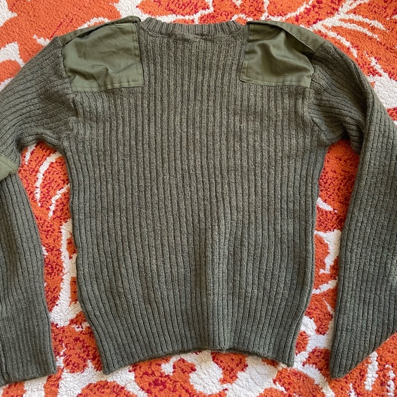 Original British Army Wool Sweater - Picture 2 of 4